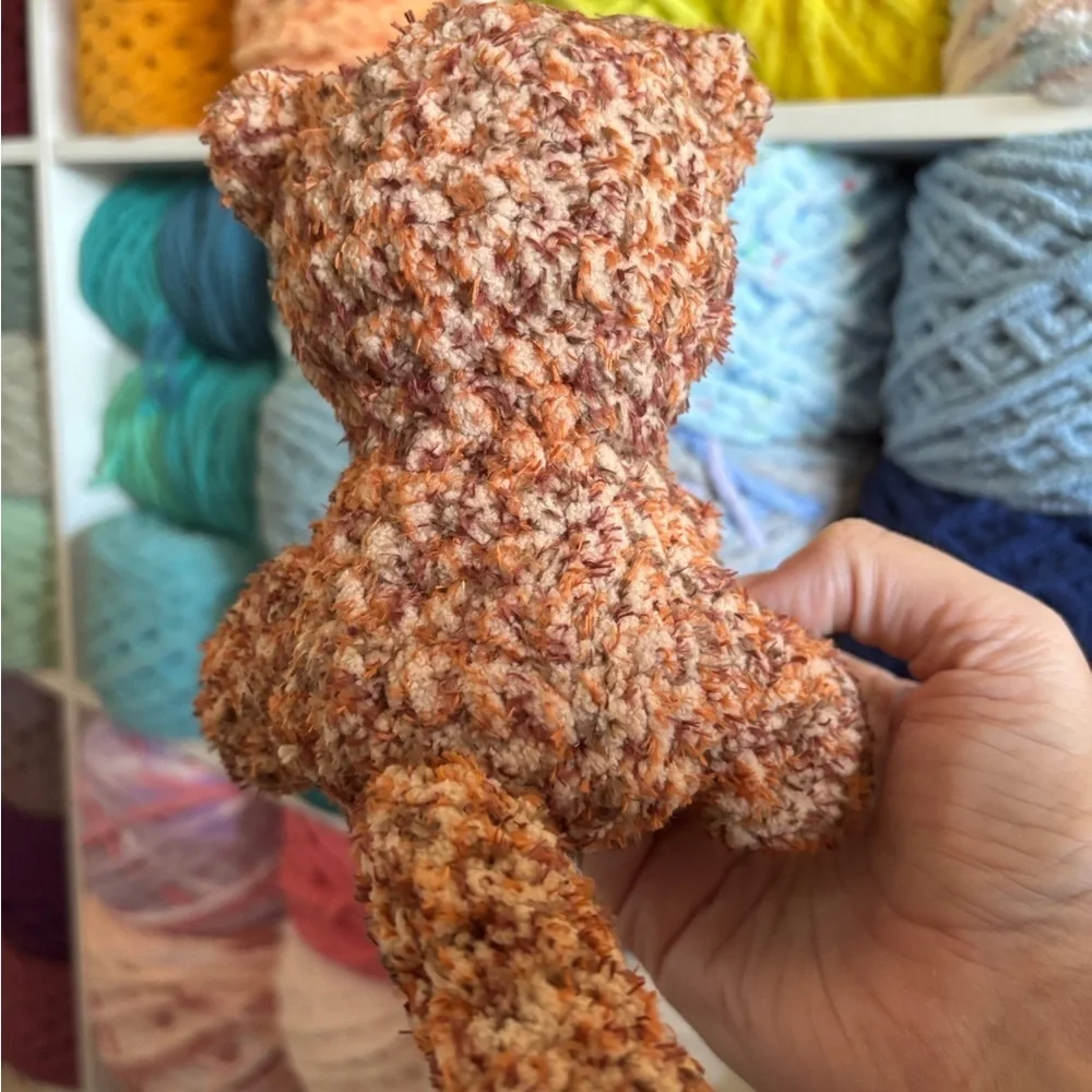 Handmade Crochet sitting kitty plush